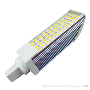 LED PL light, 5W SMD5050, clear and frost coverNew